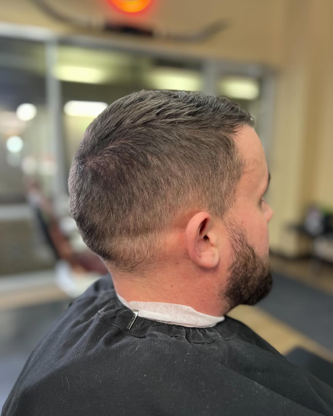 TAPER FADE haircut at Downtown Barbers 815