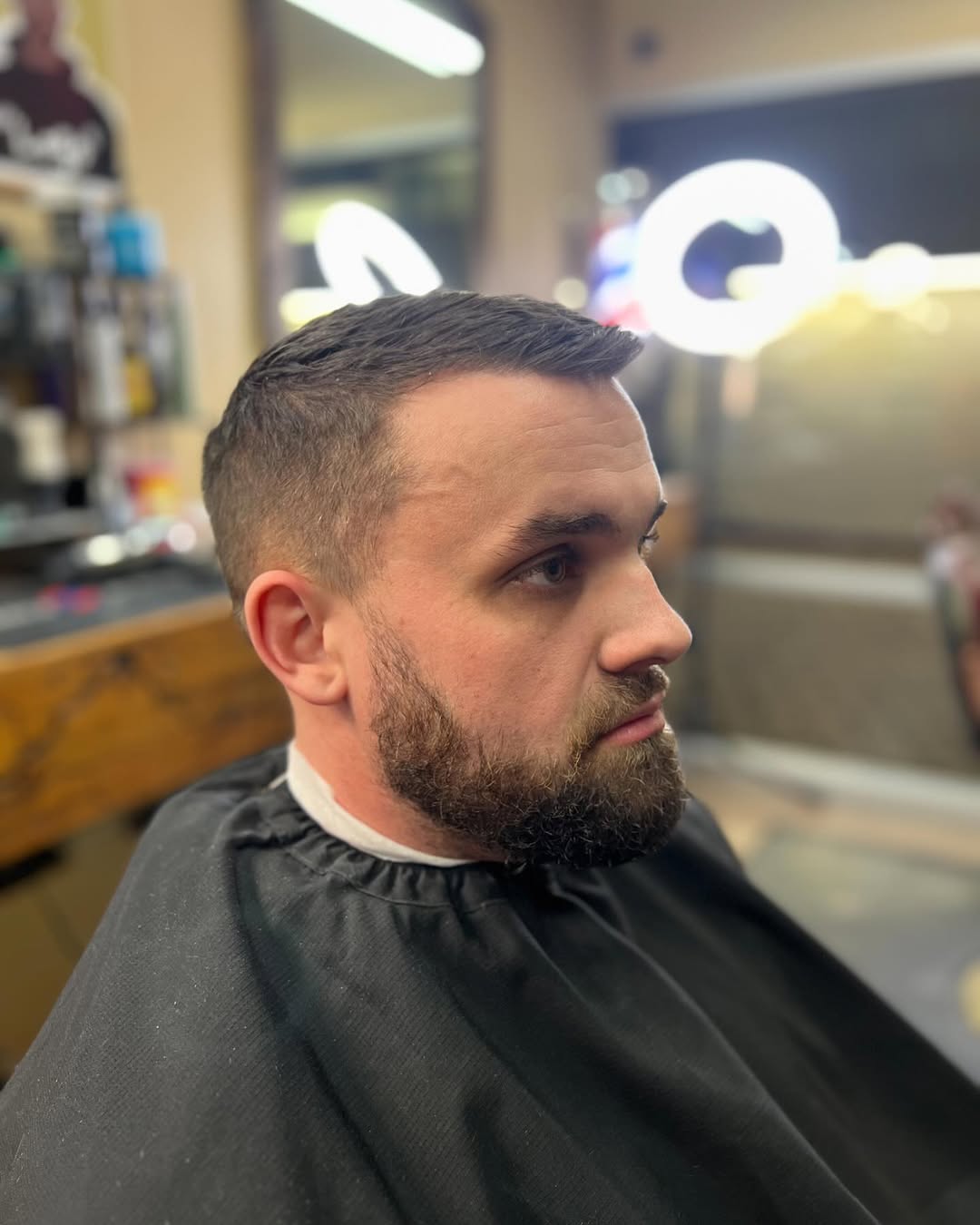 TAPER FADE haircut at Downtown Barbers 815