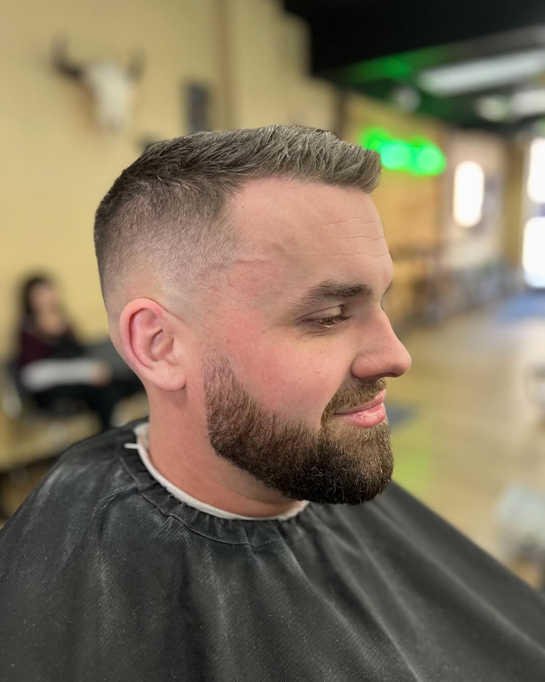 TAPER FADE haircut at Downtown Barbers 815